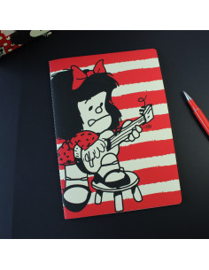 Σημειωματάριο Μαλακό 18x25 Mafalda Premium Paper