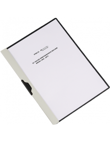 Ντοσιέ Με Μεταλλικό Κλιπ Α4 Λευκό Foldermate
