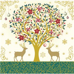 Χριστουγεννιάτικη Κάρτα Τρίπτυχο Διάτρητη Δέντρο Της Ζωής Pictura