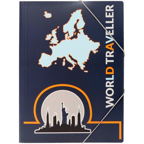 Φάκελος Λάστιχο B'LOG TRAVELLER A4 Ancor