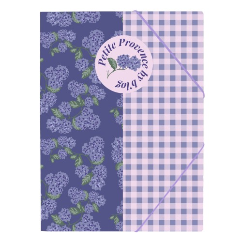 Φάκελος Λάστιχο B'LOG Petite Provence Vichy A4 Ancor