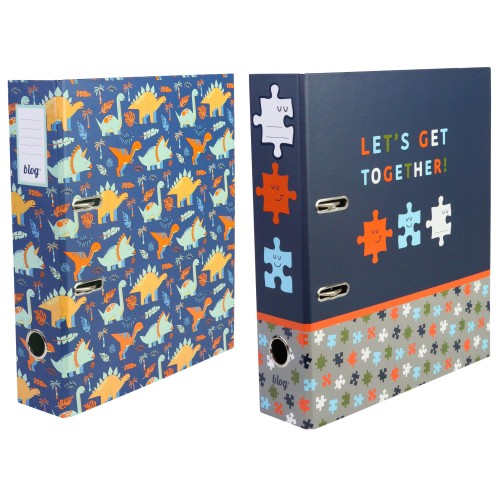 Κλασέρ 2 Κρίκων Α4 Με Ράχη 8εκ B'LOG PLAY ME DINO Ancor