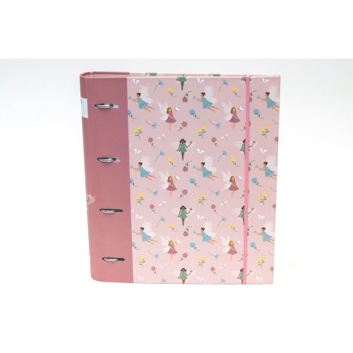 Κλασέρ 4 Κρίκων Με Διαχωριστικά Α4 B'LOG Fairies Tale Ancor