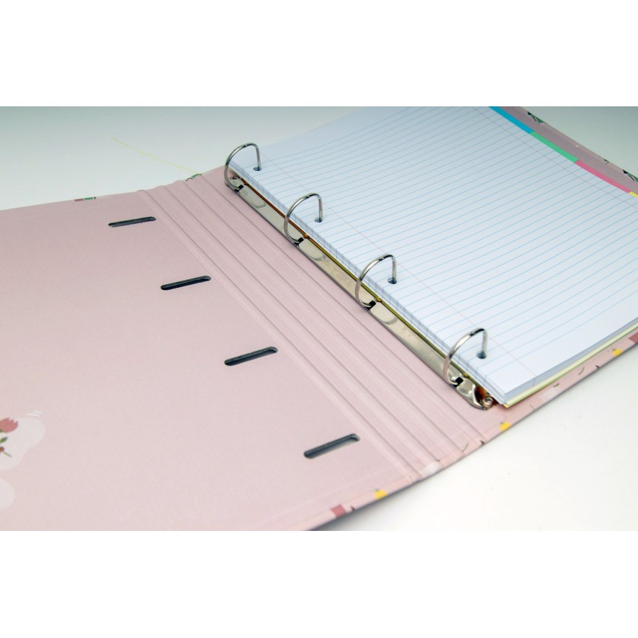 Κλασέρ 4 Κρίκων Με Διαχωριστικά Α4 B'LOG Fairies Tale Ancor