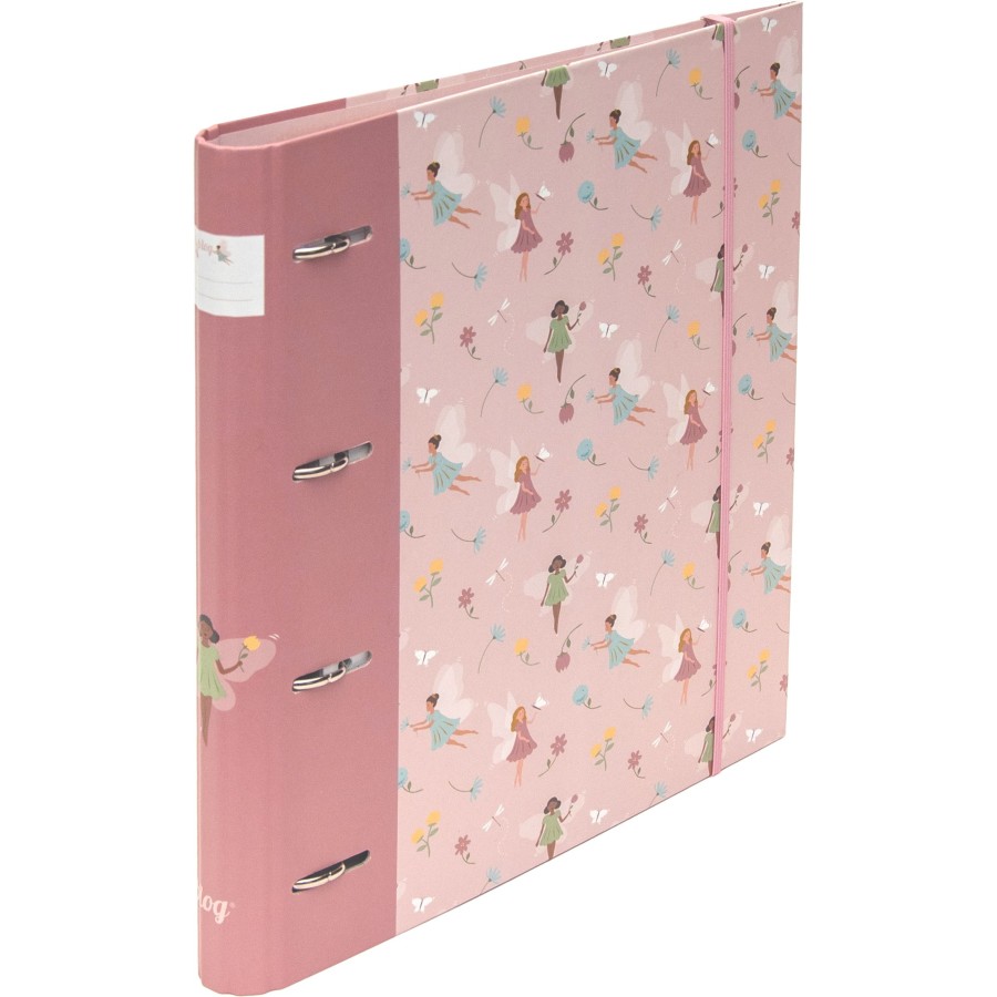 Κλασέρ 4 Κρίκων Με Διαχωριστικά Α4 B'LOG Fairies Rose Ancor