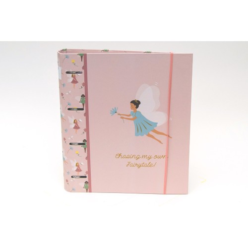 Κλασέρ 4 Κρίκων Με Διαχωριστικά Α4 B'LOG Fairies Rose Ancor