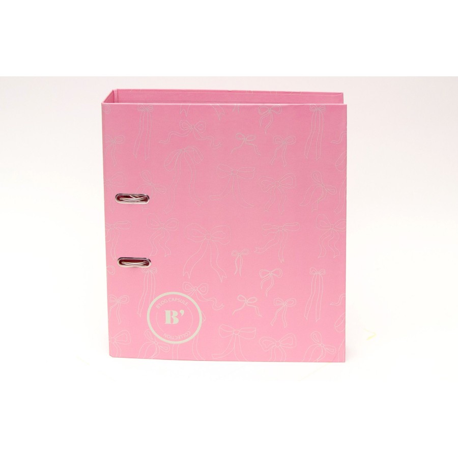 Κλασέρ 2 Κρίκων Α4 Με Ράχη 8εκ B'LOG Laces Pink Ancor