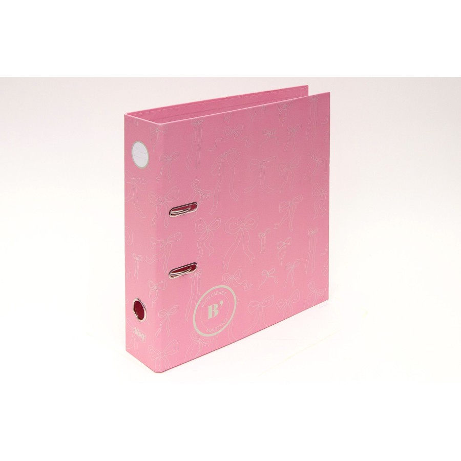 Κλασέρ 2 Κρίκων Α4 Με Ράχη 8εκ B'LOG Laces Pink Ancor