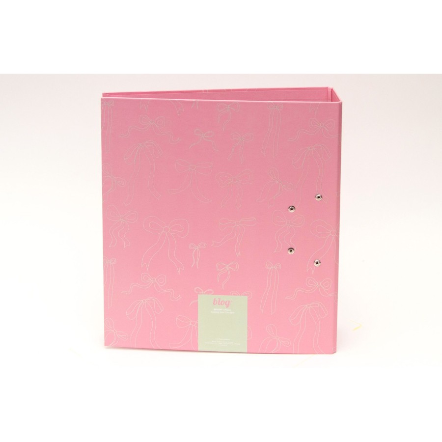 Κλασέρ 2 Κρίκων Α4 Με Ράχη 8εκ B'LOG Laces Pink Ancor