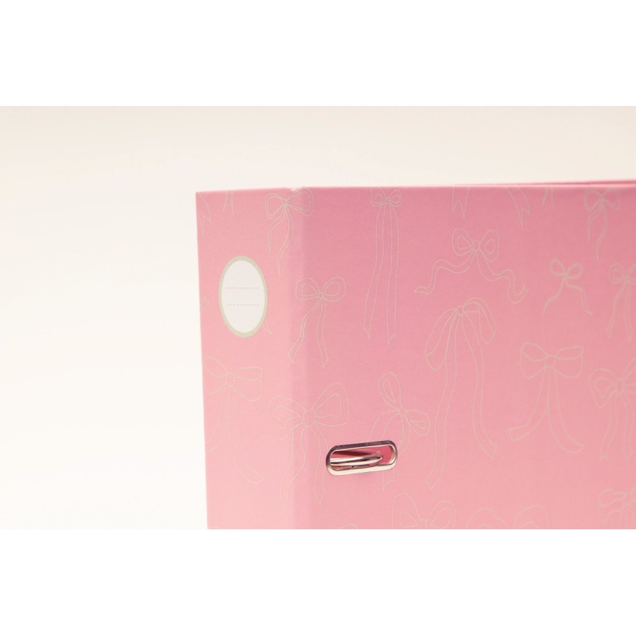 Κλασέρ 2 Κρίκων Α4 Με Ράχη 8εκ B'LOG Laces Pink Ancor