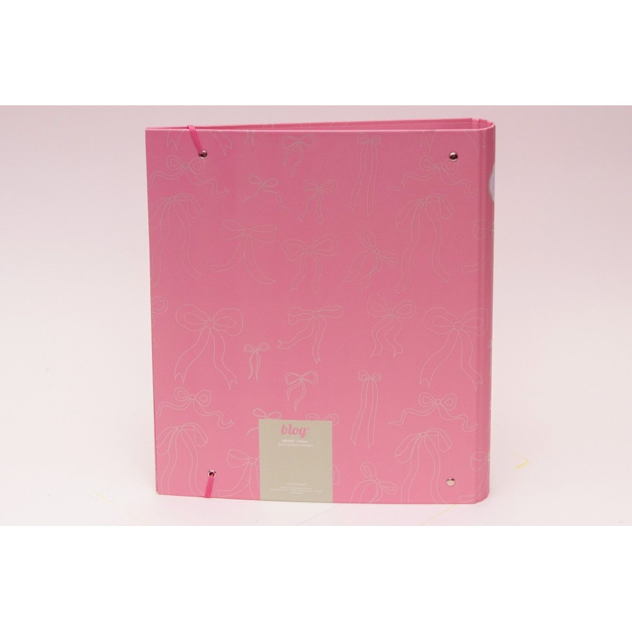 Κλασέρ 4 Κρίκων Με Διαχωριστικά Α4 B'LOG Laces Pink Ancor