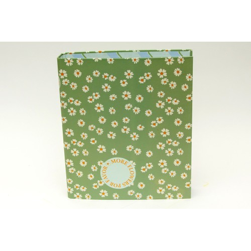 Κλασέρ 2 Κρίκων B'LOG Flowers Green A4 Ancor