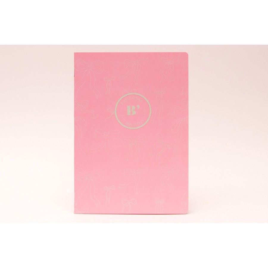 Τετράδιο Καρφίτσα B'LOG Laces Pink A4 48 φύλλων Ancor