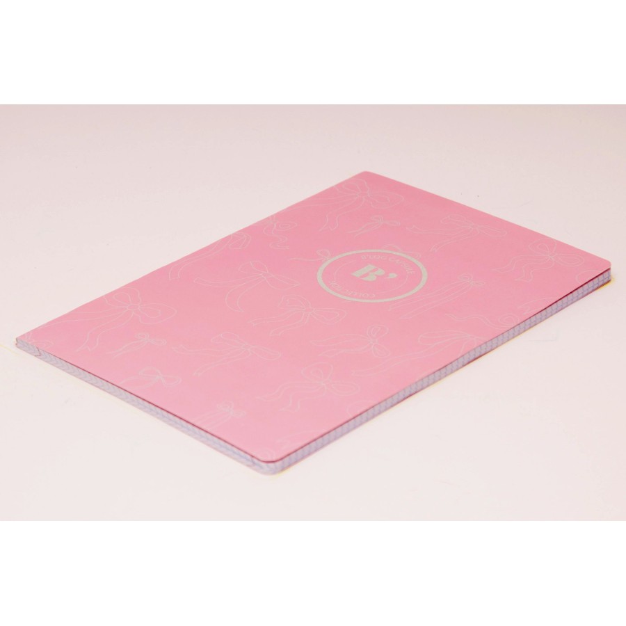 Τετράδιο Καρφίτσα B'LOG Laces Pink A5 48 φύλλων Ancor