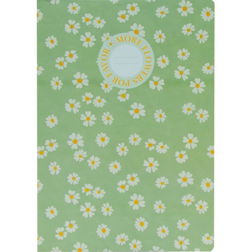 Τετράδιο Καρφίτσα B'LOG Flowers Green A4 48 φύλλων Ancor