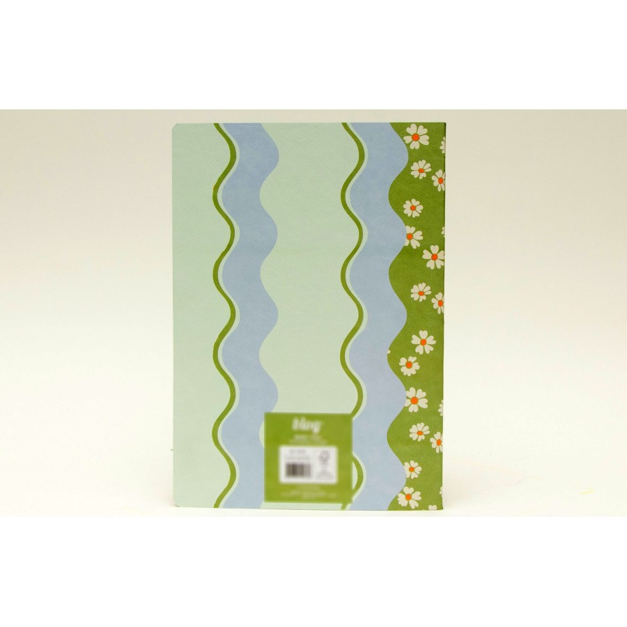 Τετράδιο Καρφίτσα B'LOG Flowers Green A4 48 φύλλων Ancor