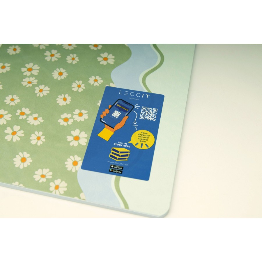 Τετράδιο Καρφίτσα B'LOG Flowers Waves A4 48 φύλλων Ancor