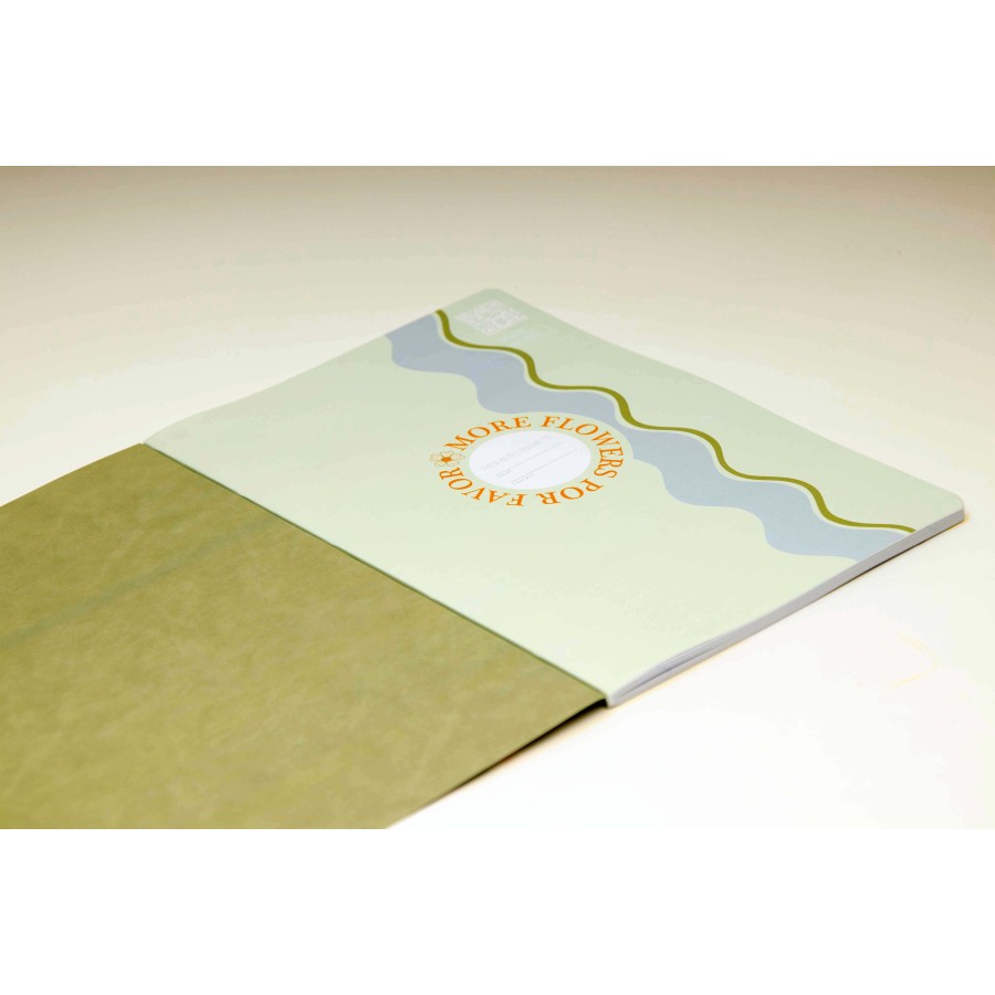 Τετράδιο Καρφίτσα B'LOG Flowers Green A5 48 φύλλων Ancor