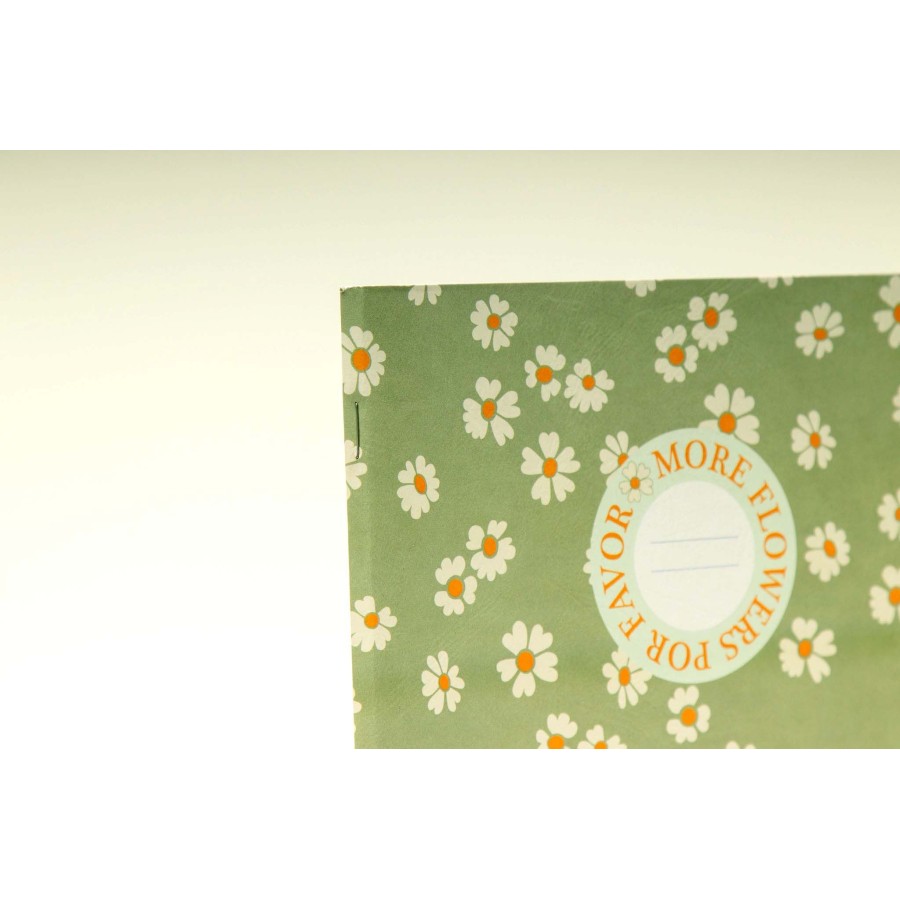 Τετράδιο Καρφίτσα B'LOG Flowers Green A5 48 φύλλων Ancor