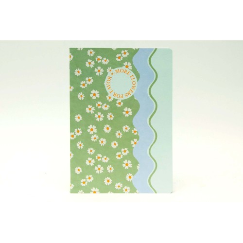 Τετράδιο Καρφίτσα B'LOG Flowers Waves A5 48 φύλλων Ancor