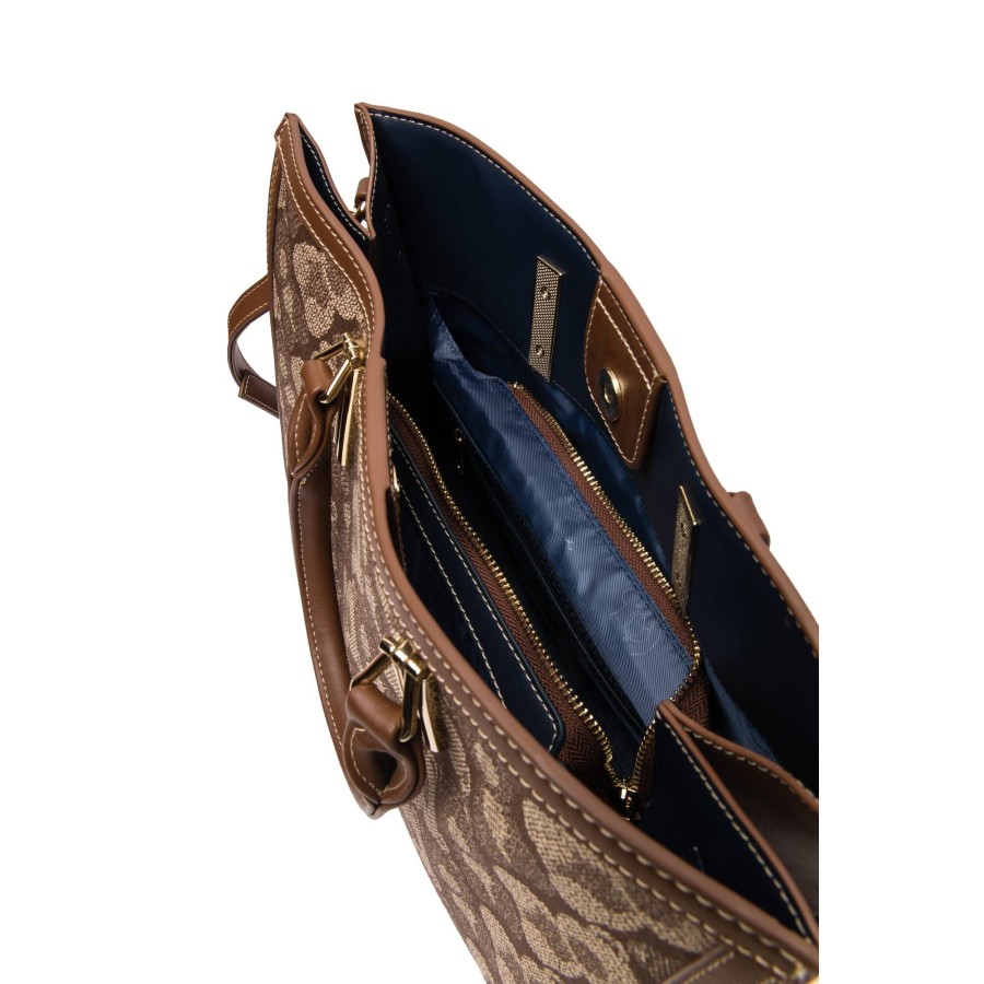 Τσάντα Χειρός Ώμου Shaddow Brown Bear Henney Bear