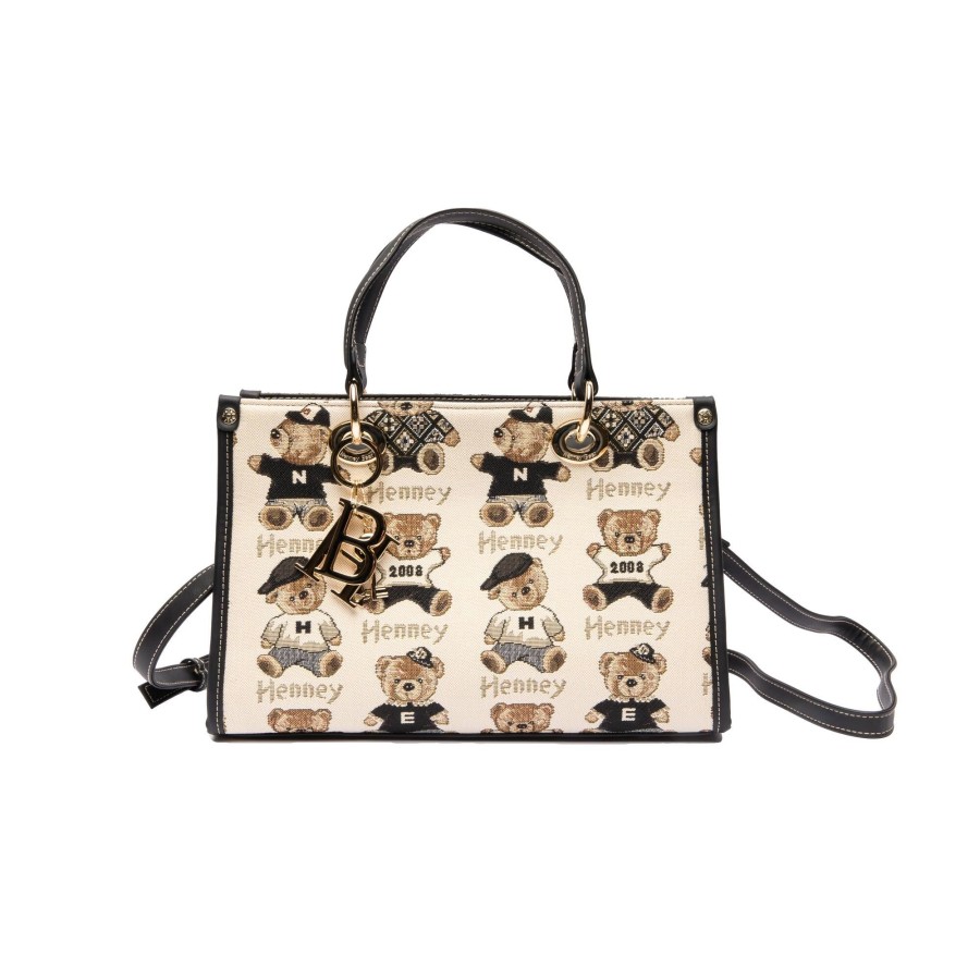Τσάντα Χειρός Ώμου Password Henney Bear