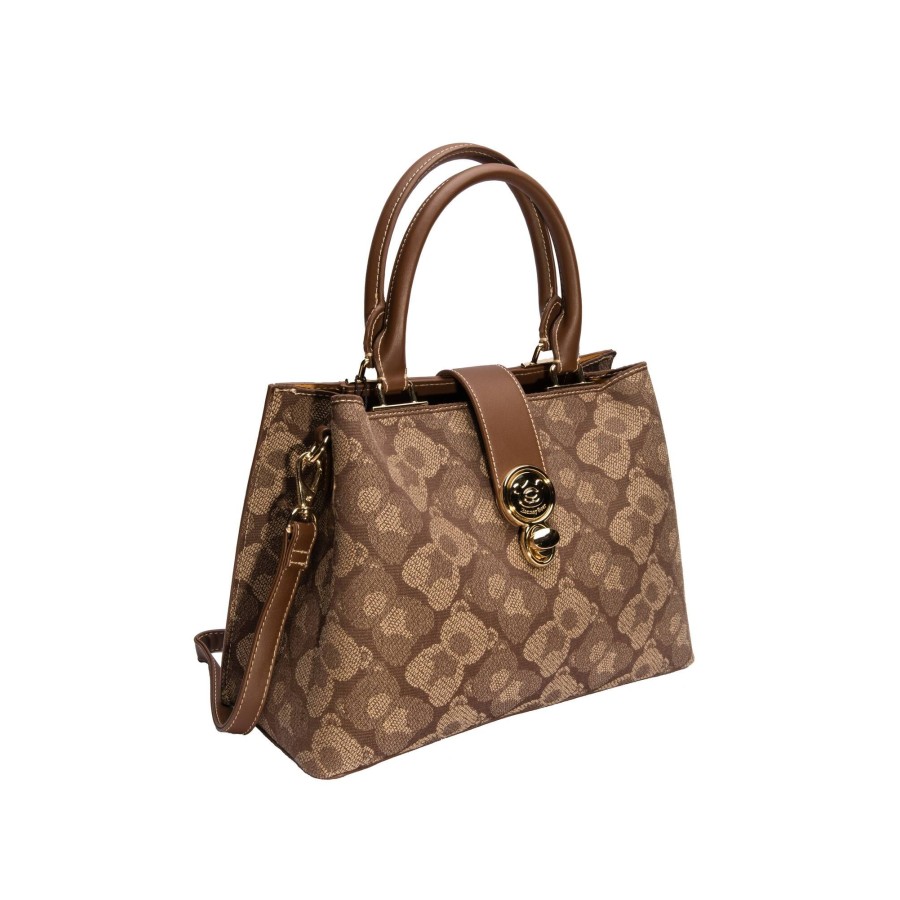 Τσάντα Χειρός Ώμου Shaddow Brown Bear Henney Bear