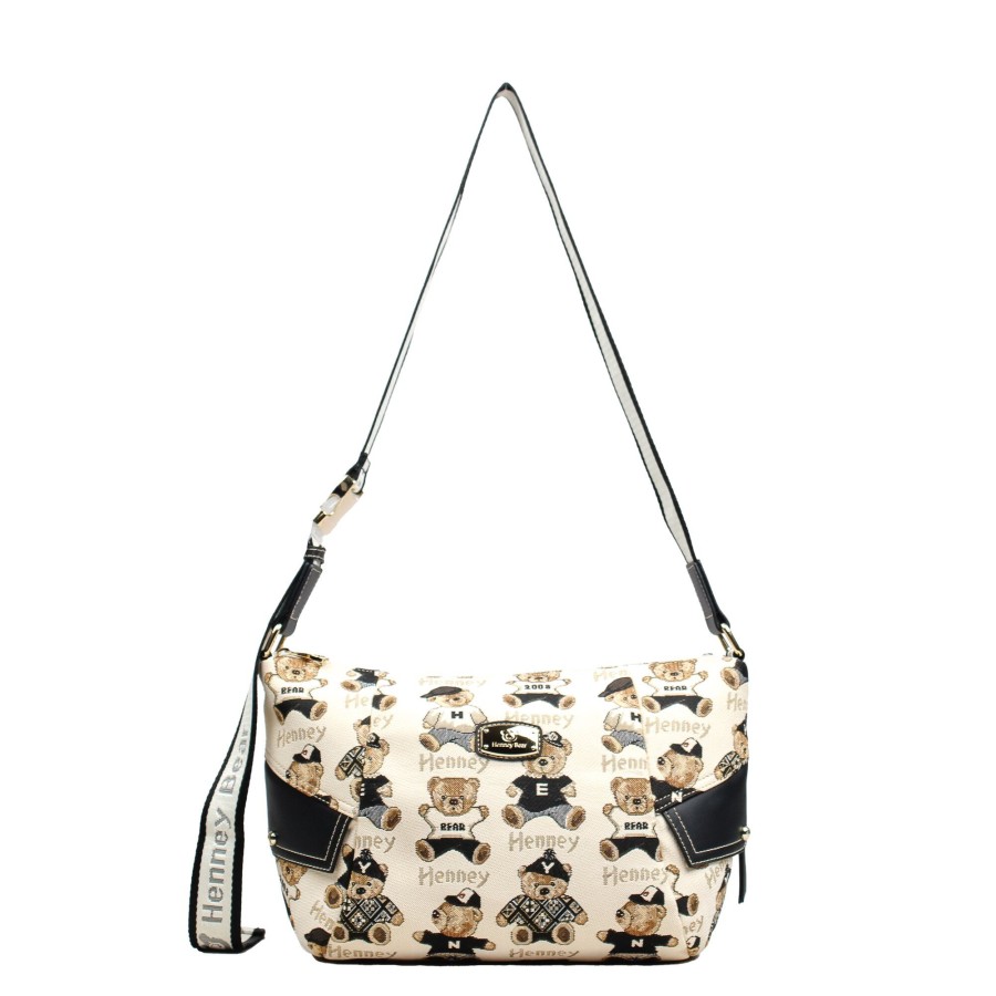 Τσάντα Χειρός Ώμου Password Henney Bear