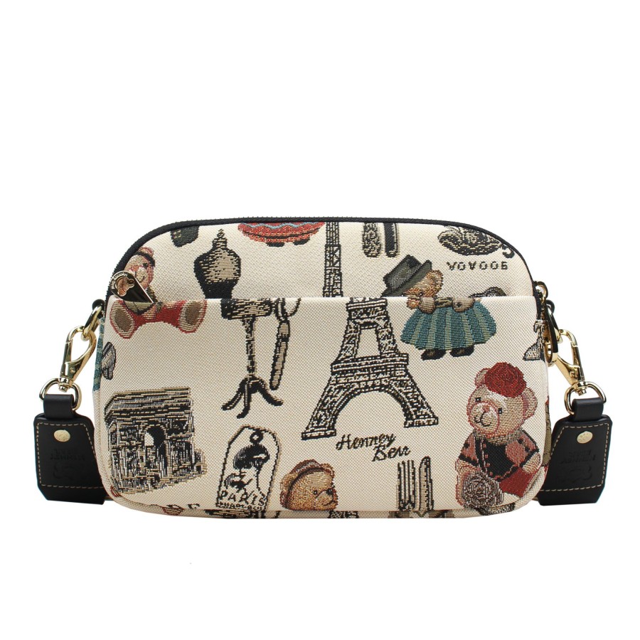 Τσάντα Χιαστί Paris Bear Henney Bear