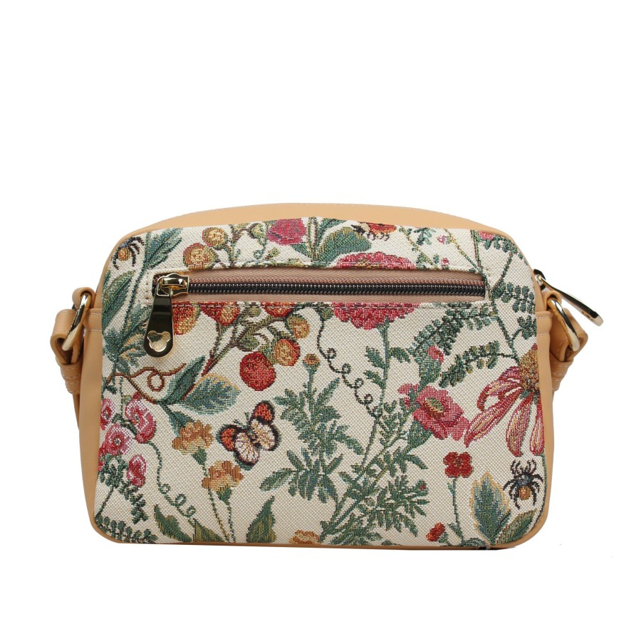 Τσάμτα Χιαστί Floral Summer Beige Henney Bear