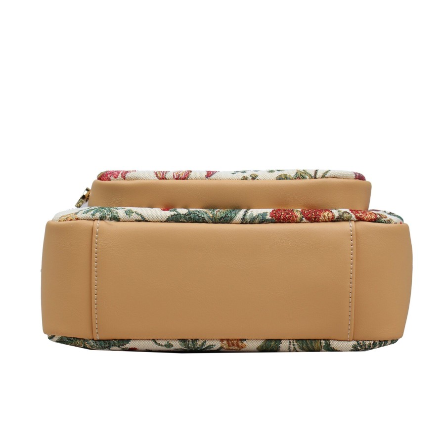 Τσάμτα Χιαστί Floral Summer Beige Henney Bear