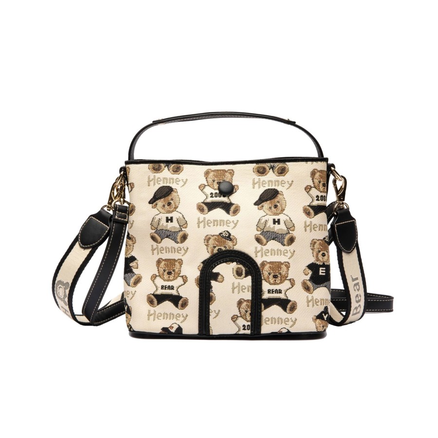Τσάντα Χειρός Ώμου Password Henney Bear