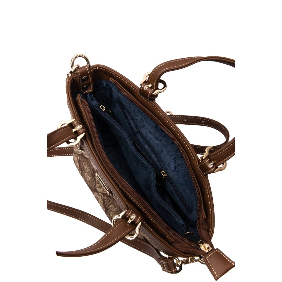 Τσάντα Χειρός Ώμου Shaddow Brown Bear Henney Bear