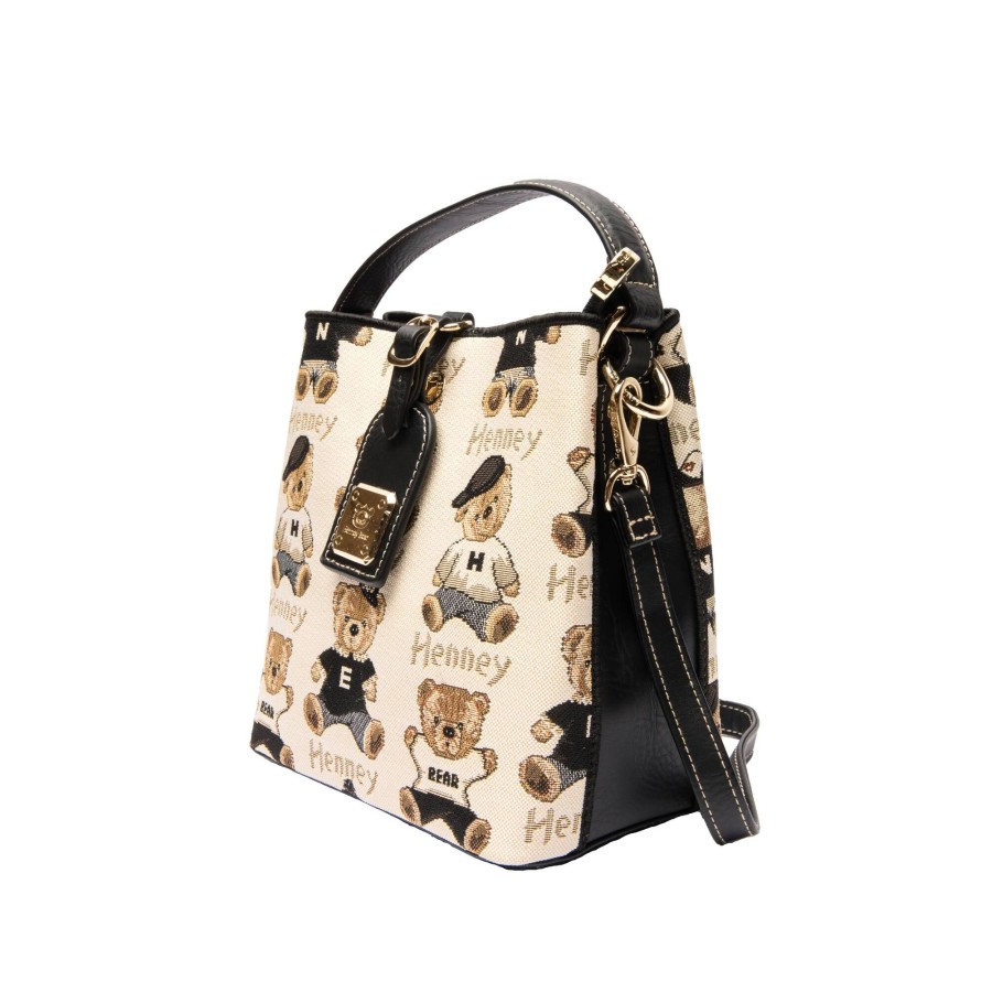 Τσάντα Χειρός Ώμου Password Henney Bear