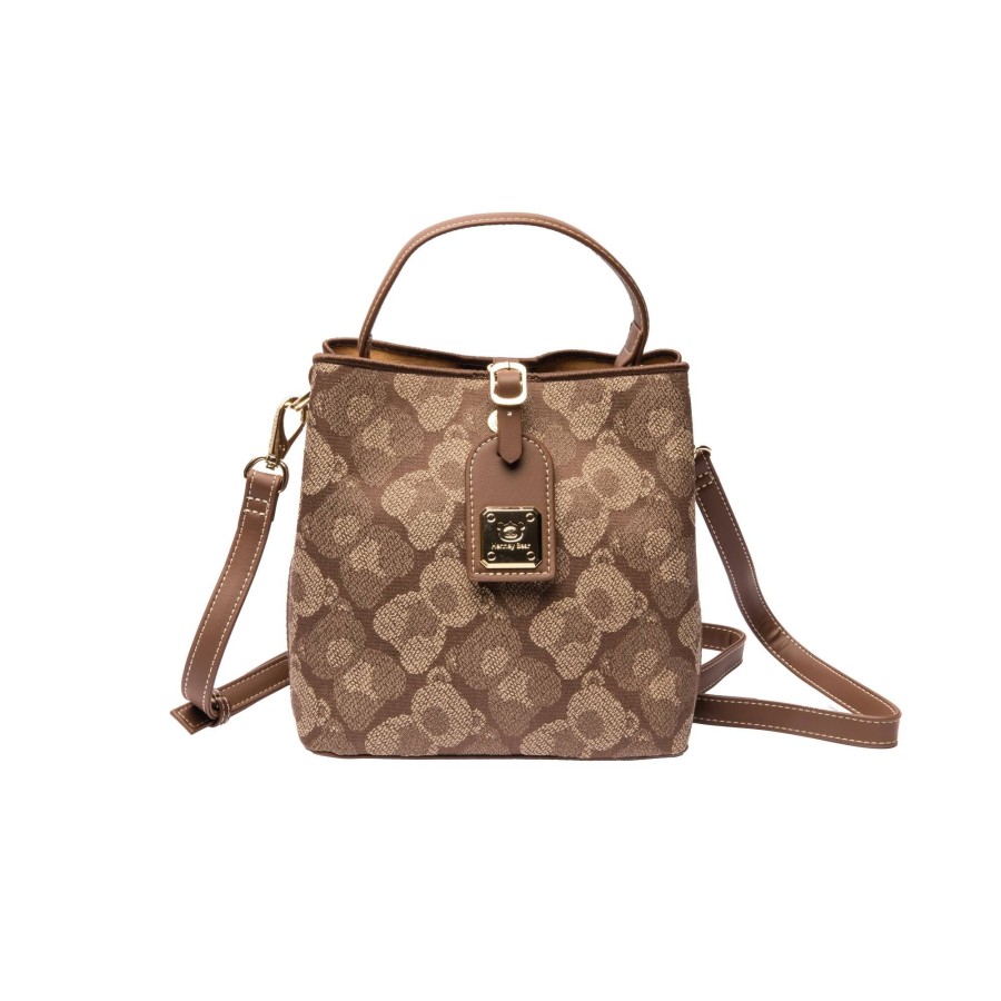 Τσάντα Χειρός Ώμου Shaddow Brown Bear Henney Bear