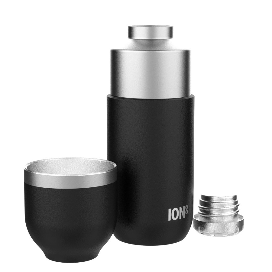 Ισοθερμικό Μπουκάλι Με Κύπελλο 700ml Μαύρο Ion8