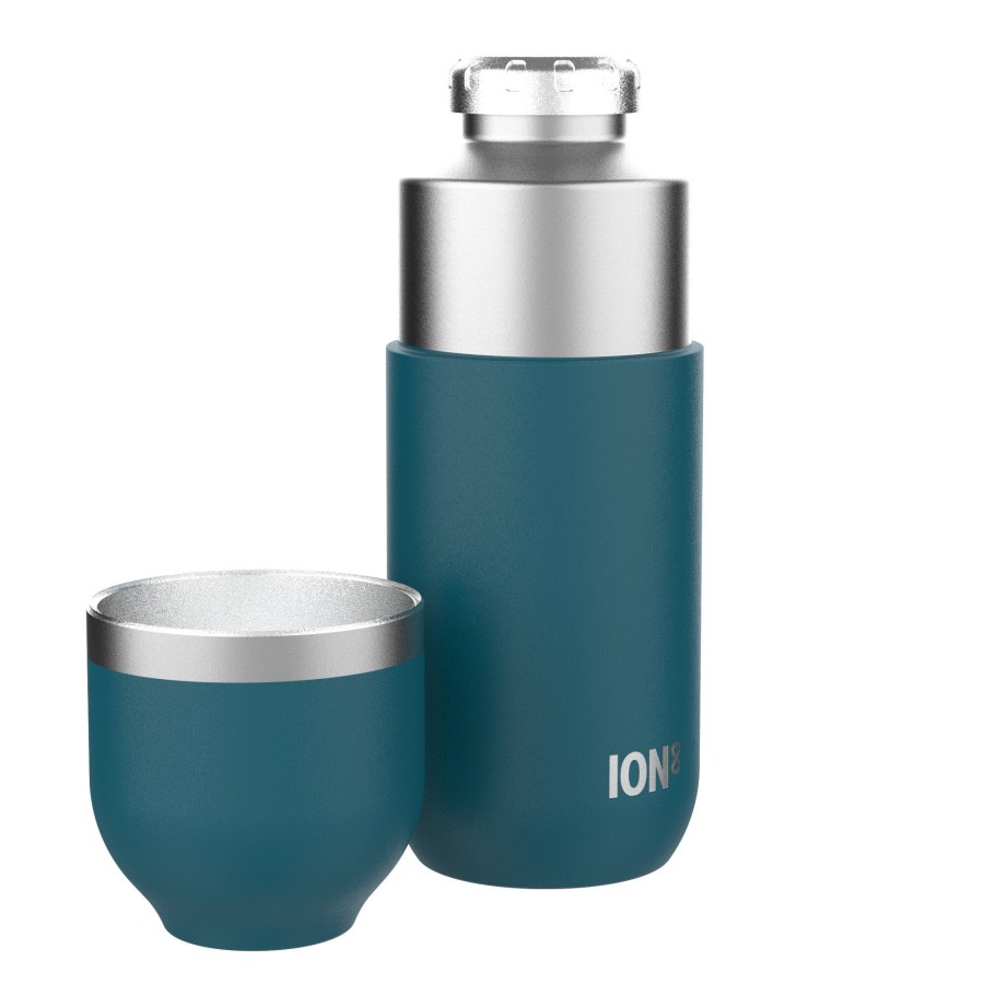 Ισοθερμικό Μπουκάλι Με Κύπελλο 700ml Σμαραγδί Ion8