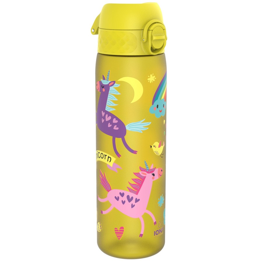 Πλαστικό Παγούρι SLIM 500ml Μονόκερος Σε Κίτρινο Μπουκάλι Ion8