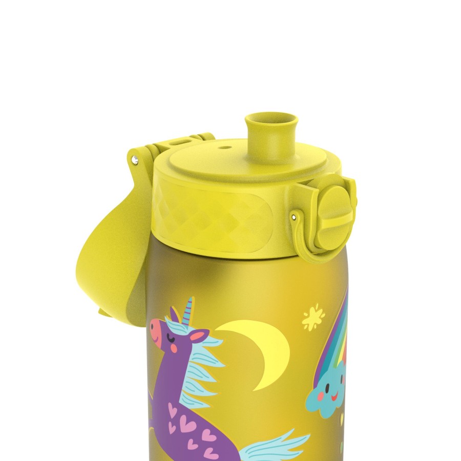 Πλαστικό Παγούρι SLIM 500ml Μονόκερος Σε Κίτρινο Μπουκάλι Ion8