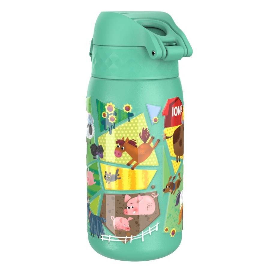 Μεταλλικό Μπουκάλι 400ml Ζώα Της Φάρμας Ion8