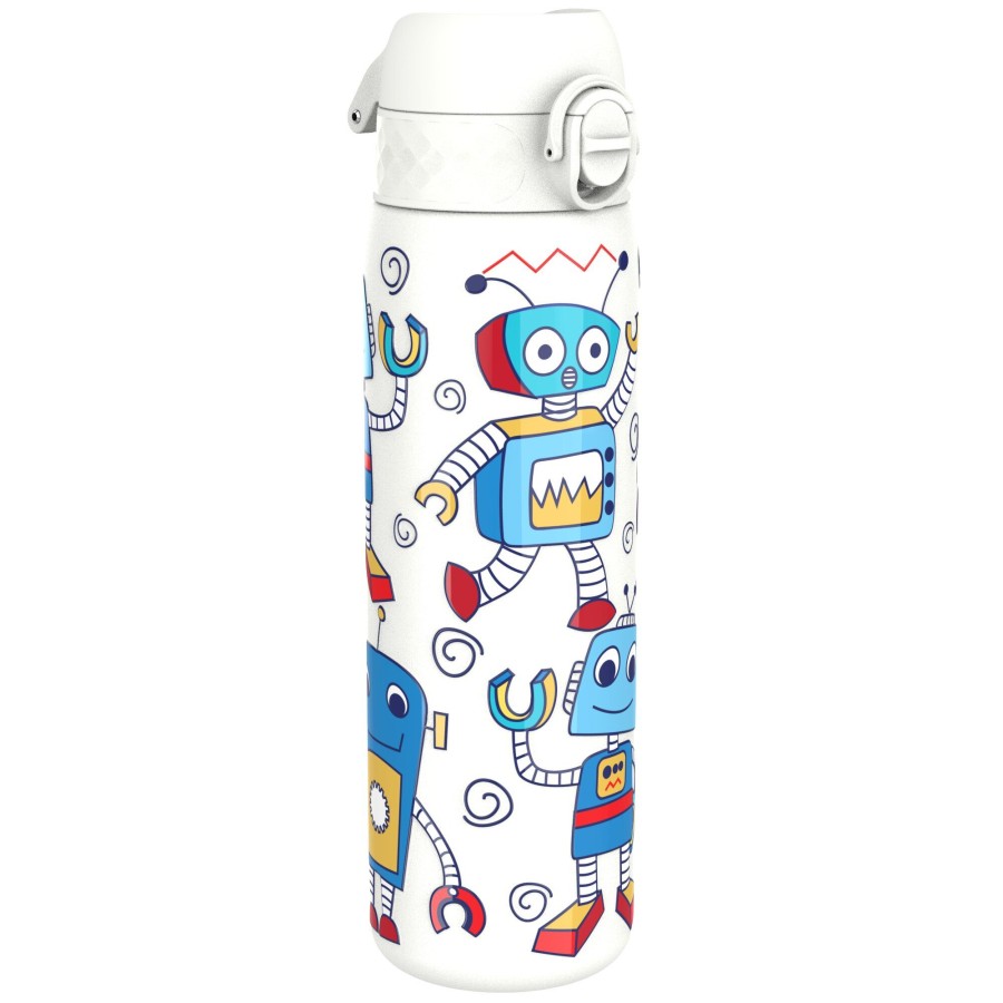 Μεταλλικό Μπουκάλι 600ml Ρομπότ Ion8