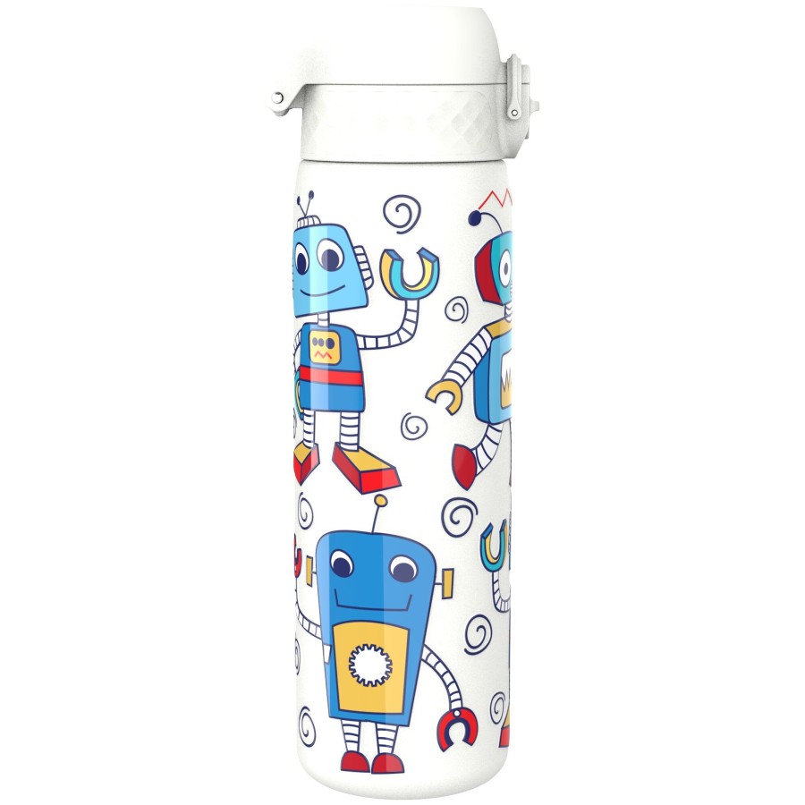 Μεταλλικό Μπουκάλι 600ml Ρομπότ Ion8
