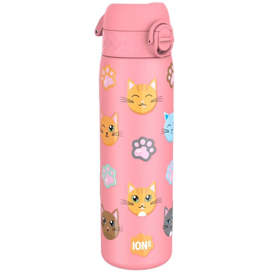 Μεταλλικό Ισοθερμικό Μπουκάλι 500ml Γάτες Ion8