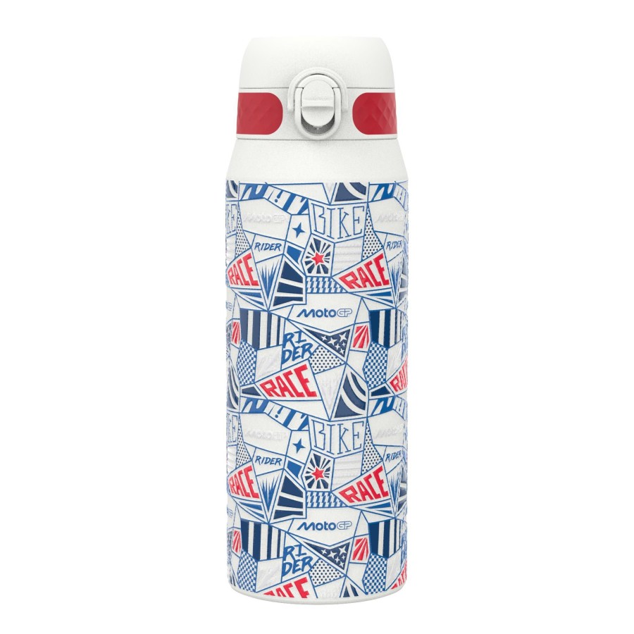 Μεταλλικό Ισοθερμικό Μπουκάλι 750ml με καλαμάκι MotoGP Λευκό Ion8