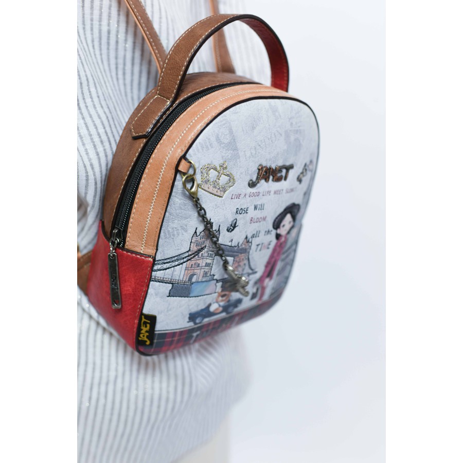 Τσάντα Πλάτης Μικρή Janet