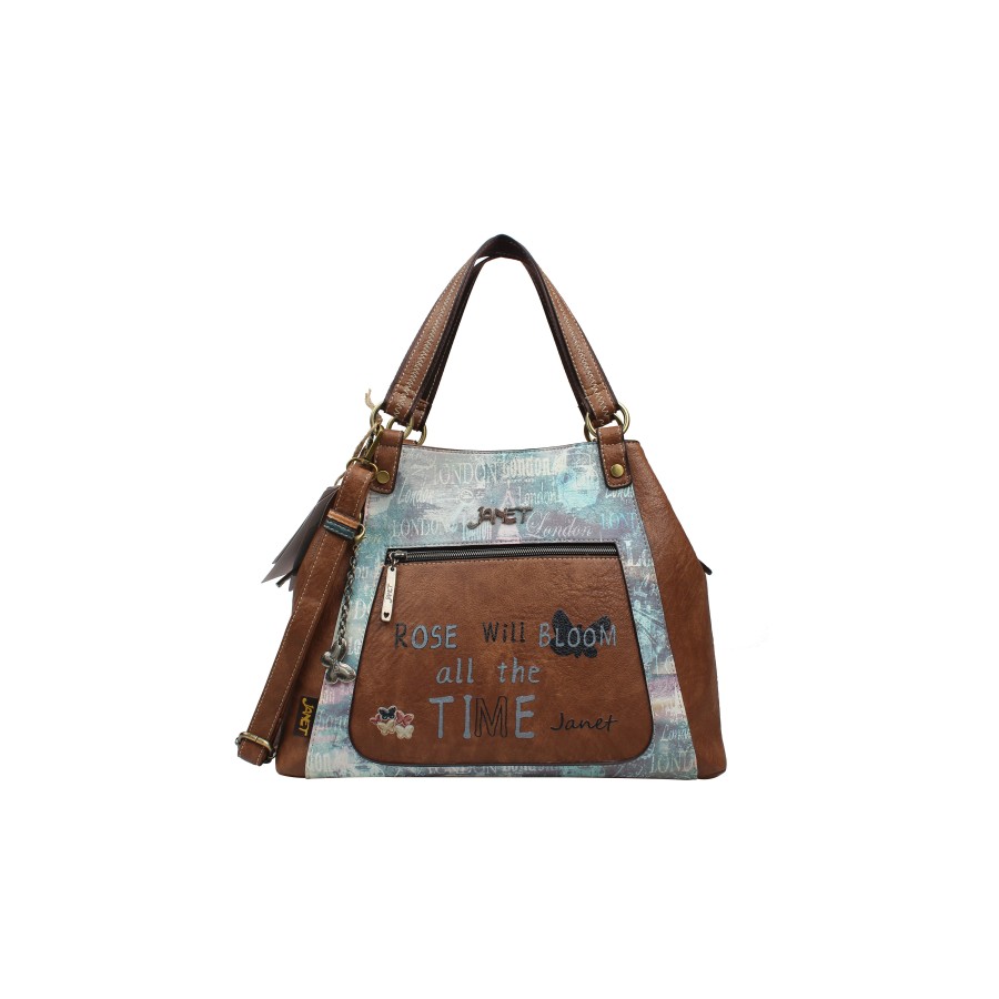 Τσάντα Χειρός Ώμου Μεσαία Janet