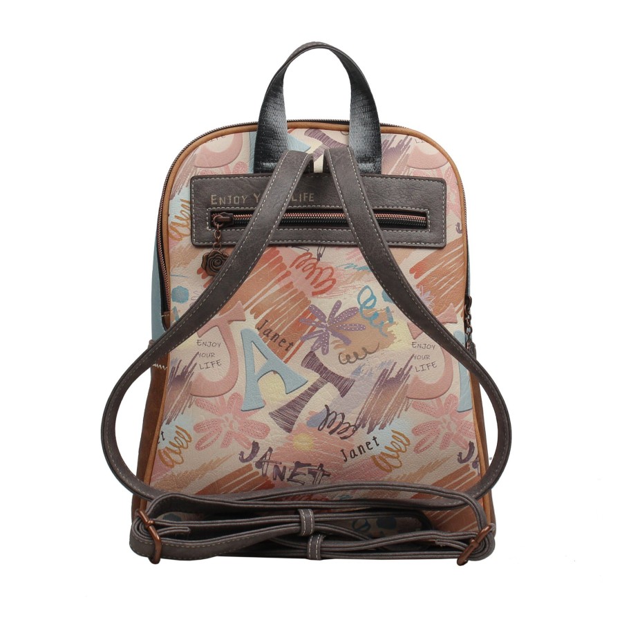 Τσάντα Πλάτης Μεσαία Janet