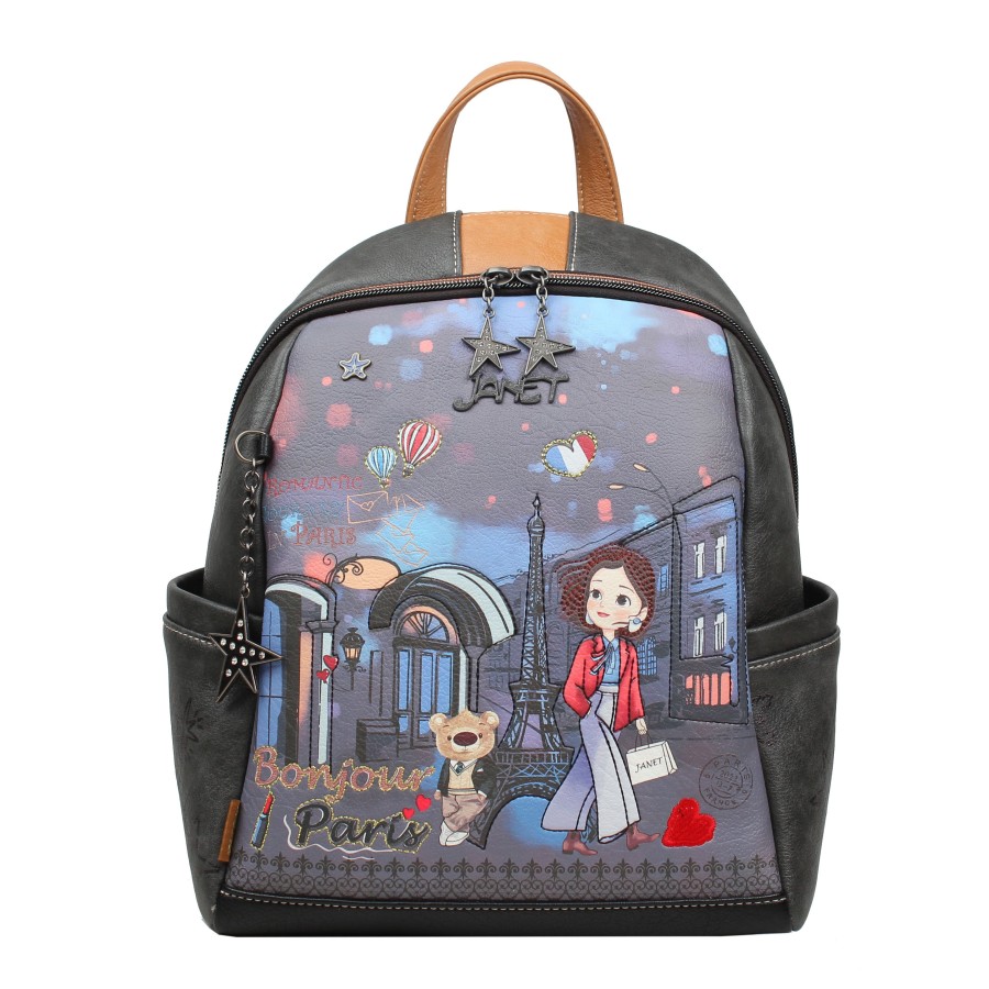 Τσάντα Πλάτης Μεσαία Janet