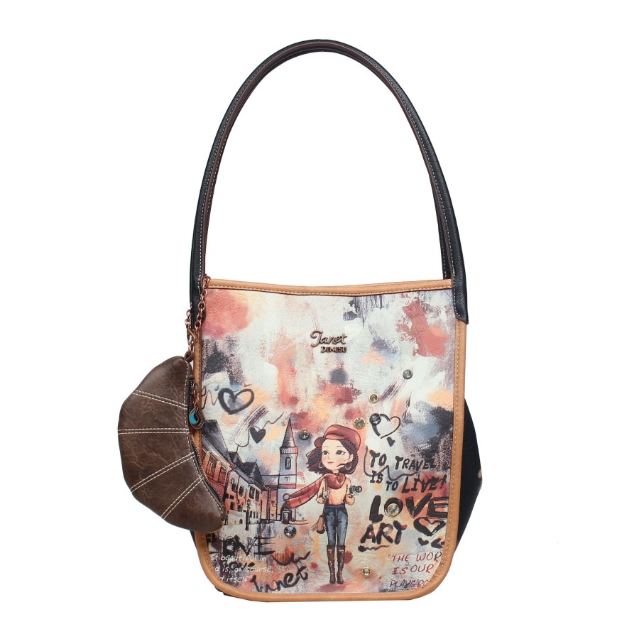 Τσάντα Ώμου Μεγάλη Janet