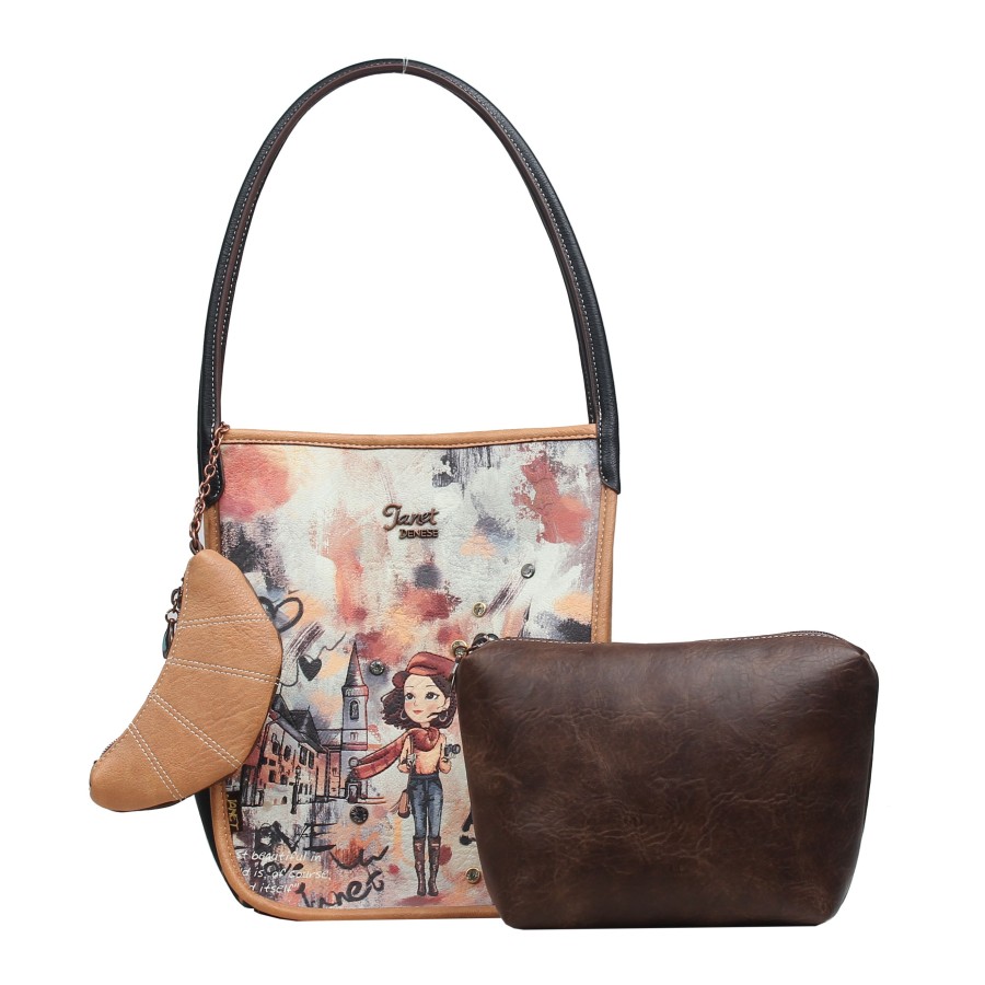 Τσάντα Ώμου Μεγάλη Janet